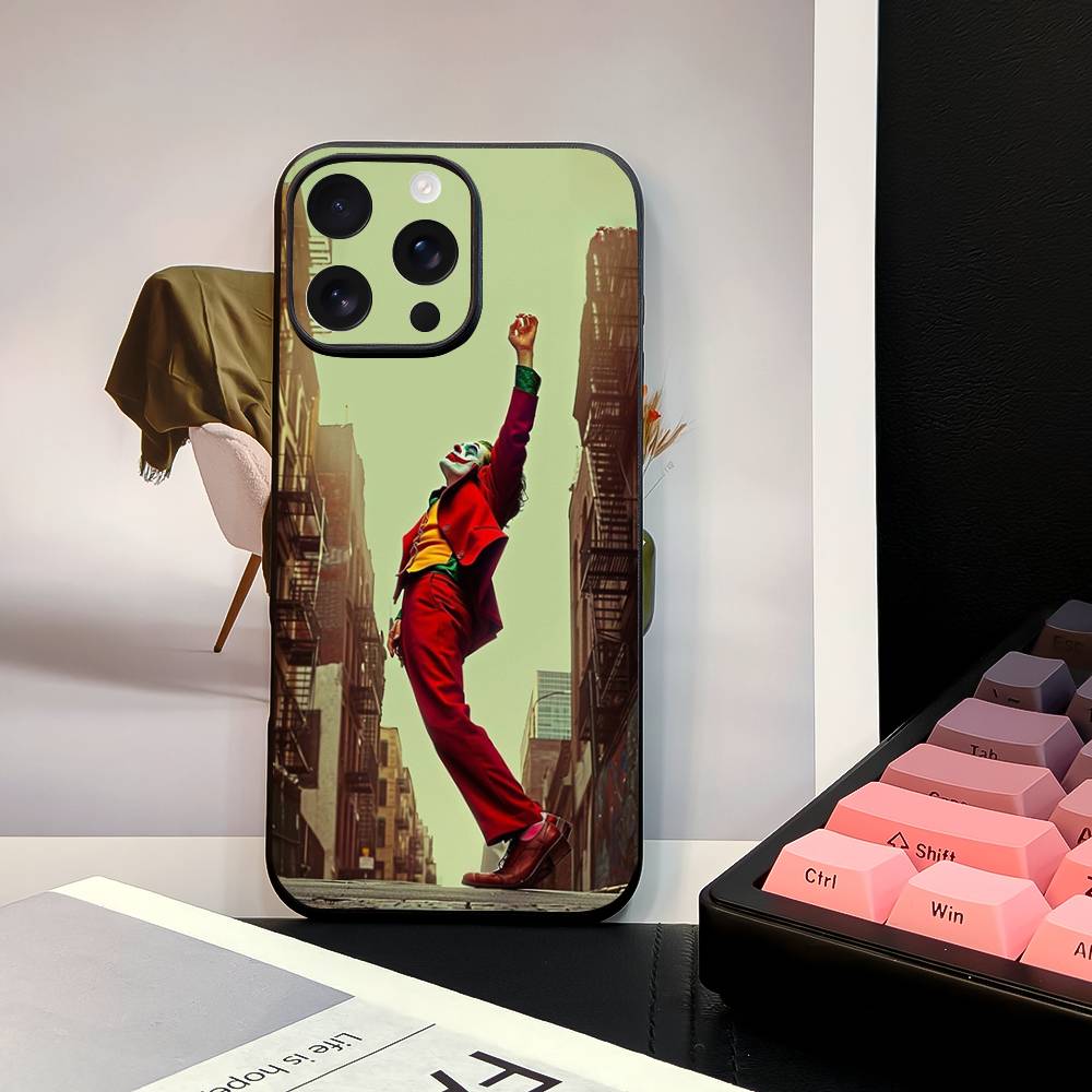 1PC Anime Joker Cool Phone Case For iPhone 16 15 14 13 12 17 PRO MAX PLUS Mini TPU Soft To Skin-friendly Case