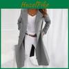 Palton de Lână pentru Femei Lung Material Gros Cu Buzunare Pentru Birou Elegant