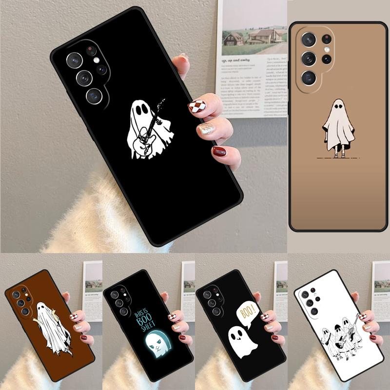 Ghosts Funny Silicone Phone Case For Samsung Galaxy note 10 pro S26 S25 S24 S23 S22 S21 Plus S25Ultra Capa Cover