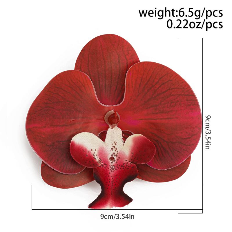 Boucles d'oreilles pendantes Papillon Orchidée Mode Pour Femmes Exagérées Grande Fleur Tempérament Bijoux de Mariage Cadeaux