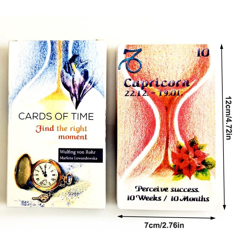33 bucăți cărți de tarot ale timpului cărți de tarot cărți oracol găsiți momentul potrivit
