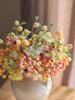 Bionic Blueberry Artificial Flowers for Living Room Decoration - Dried Flower Bouquets Arrangement