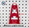 Plastic Pegboard Hooks with Square Hole - Wall-Mounted Tool Rack and Storage Shelf for Hardware Display