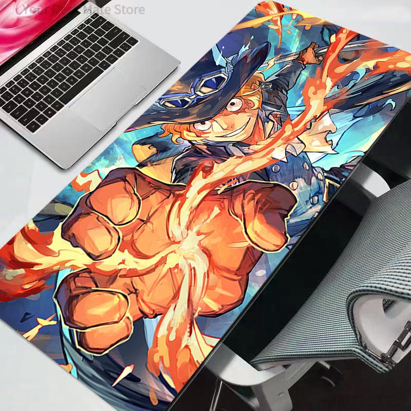 Kawaii Mouse Pad One Piece Anime Cute Girl Gabinete Gamer Computer Desk Mat Keyboard Gaming Accessories Mousepad Durable