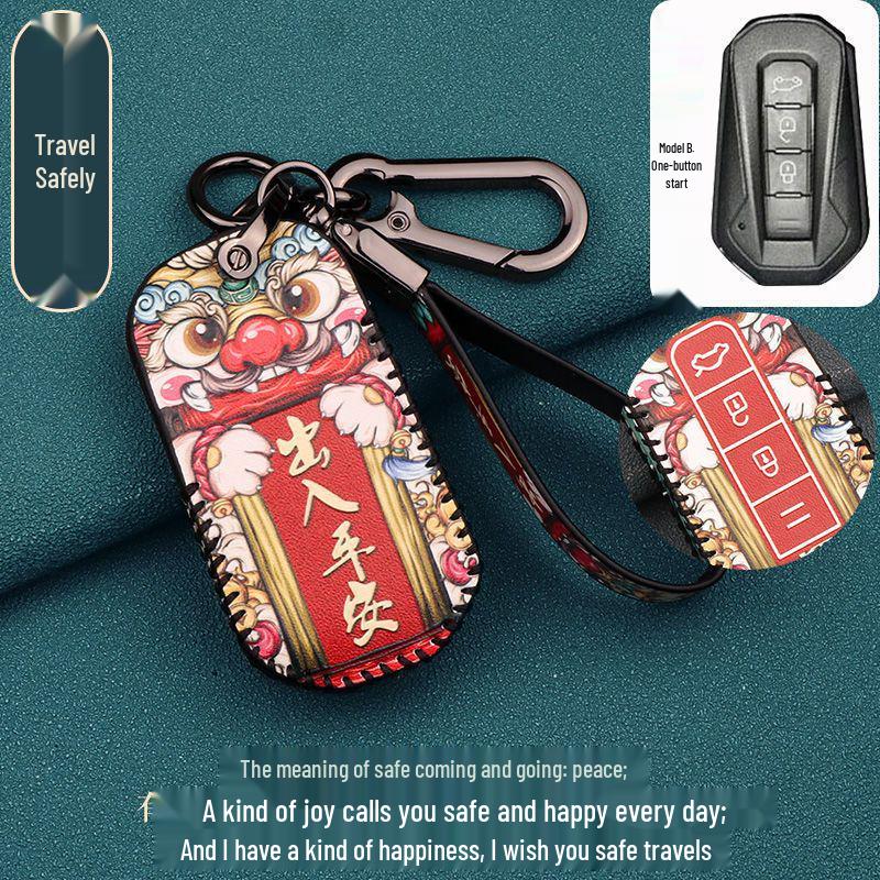 

JMC 16/S350 Key Case: Stylish Tide Modification for 2017 S330 Smart Remote Safe Travels - with anti-loss tag