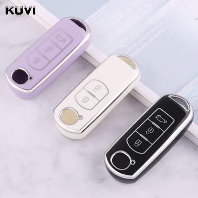 TPU Etui na Kluczyk Samochodowy Pilot Pokrowiec Shell Fob Dla Mazda 2 3 6 Atenza Axela Demio CX-5 CX5 CX-3 CX3 CX7 CX-7 CX-9 CX9 MX5 Akcesoria