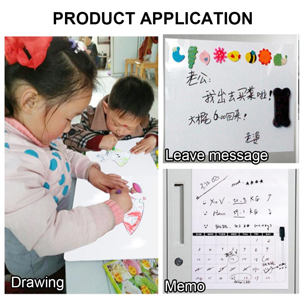 A4/A3 Magnetic Dry Erase Board Fridge Markers WhiteBoard Sheet,Home Kitchen Erasable Flexible Refrigerator Magnet Memo Grocery List