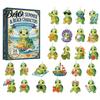 Desk Collection Figures Marine Life Advent Calendars 2026, 24 Days Christmas Countdown Calendar with 2D Acrylic Decorative Desktop Accessories Turtle