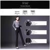 Winter Warm High-Waisted Flared Pants for Women, Plus Size, Straight Leg, Casual Suit for Spring and Autumn 2024