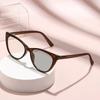 Vitage Cat Eye Color Changing Myopia Glasses Fashionable Ultra Light Anti Blue Light Eyewear  Stylish Women Minus Sight Glasses