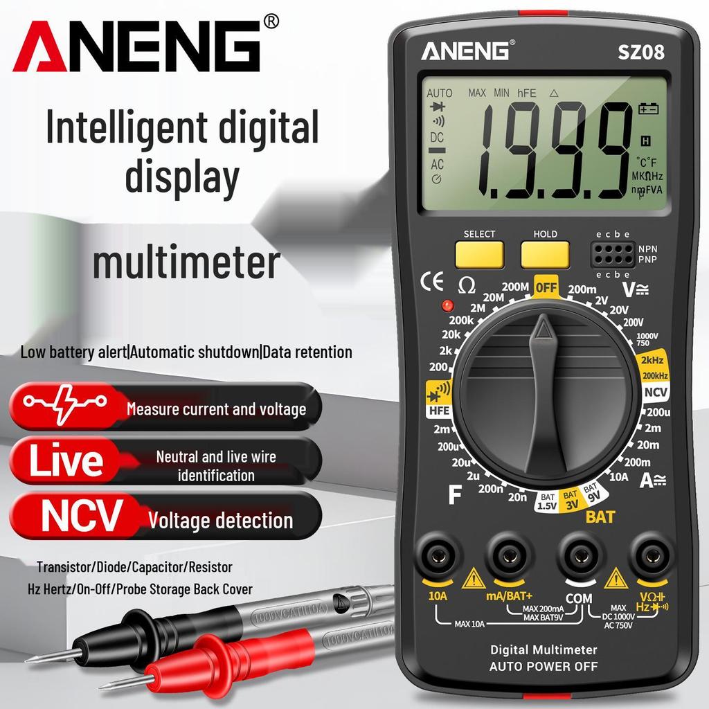ANENG SZ08 Precision Digital Multimeter for Electrician Maintenance