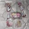 PLAVE Bambinoa Maid Cafe Unofficial Cushion Keyring + Acrylic Stand + Keyring Set