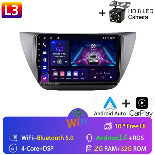 2 Din Android 12 Car Radio Multimedia Video Player For Mitsubishi Lancer 9 CS 2000 - 2010 Navigation GPS 4G Carplay Auto Stereo