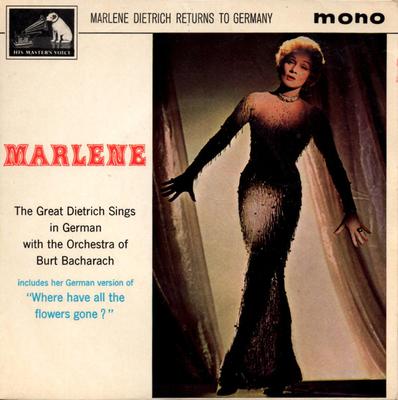 7inch Record MARLENE DIETRICH - Marlene Dietrich Returns To Germany 7EG8844 His Master's Vo 1962 UK Pop Used