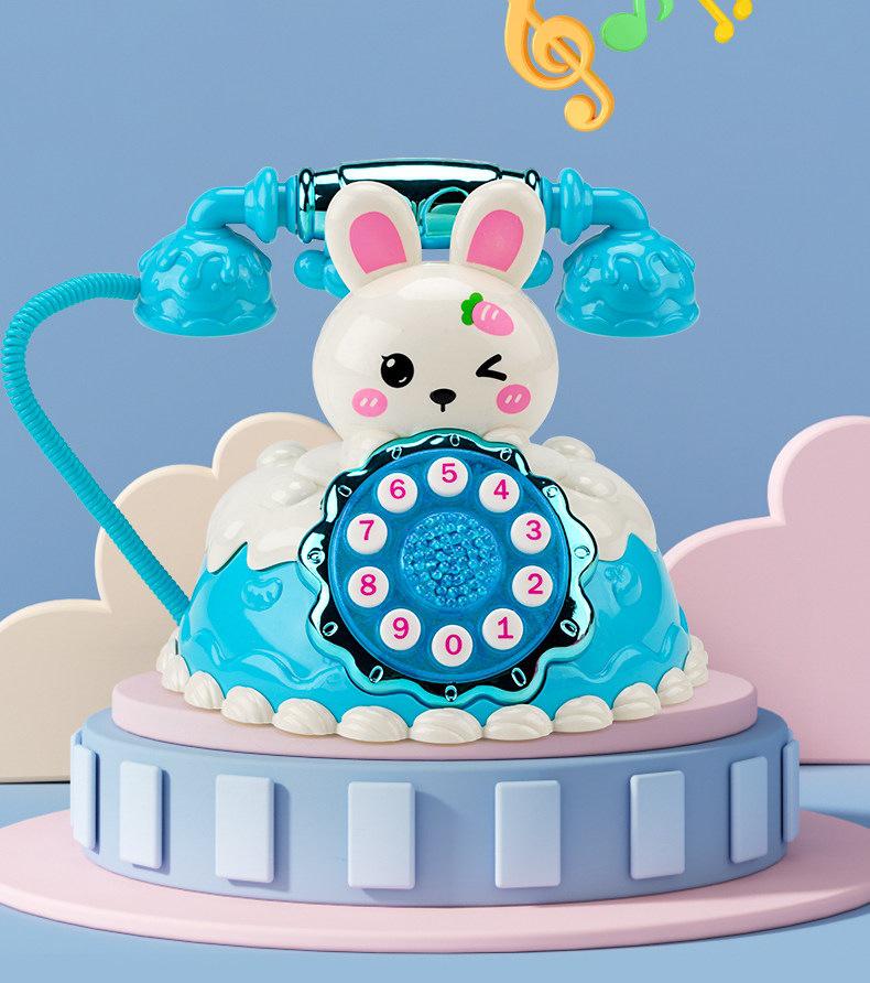 Musical Toy Phone for Early Childhood Development - Simulated Landline for Boys & Girls