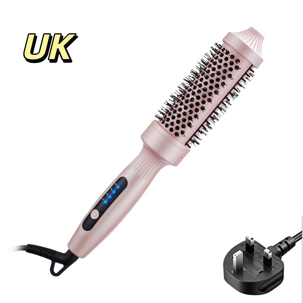 2 In 1 Curling And Straightening Hair Brush Curling Hair Styling Brush Hair Styling Comb Home Use