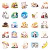 New 50 Cute Animal Day Graffiti Stickers PP Material Waterproof Stickers