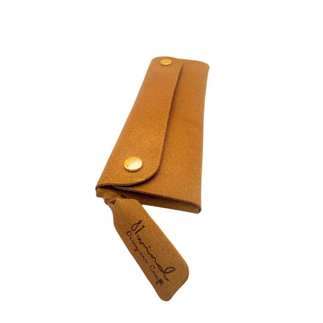 

81wind Leather Pencil Pencil Genuine Cowhide Made in and Highwind Case, Case, Leather, Japan, Simple, Slim, Unisex, Men s Women s, Beige, Off-White,