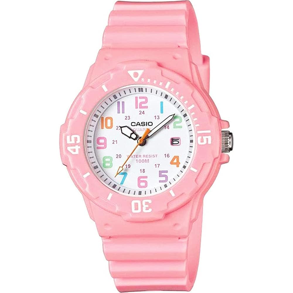 

[CASIO] CASIO Analog watch LRW-200H-4B2V Ladies Kids Cheap Casio Pastel Pink x Multi-color Over...