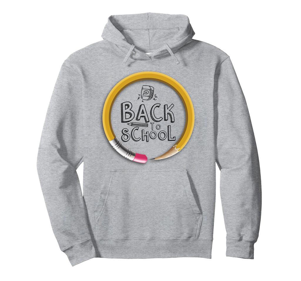 Back to School Pencil Eraser First Day of School Hoodie