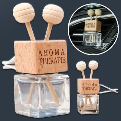 Car Air Outlet Aromatherapy Clip Automatic Truck Air Vent Empty Glass Perfume Bottle Air Purifier Car Decorative Accessories