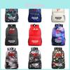 A102 Mochila Stranger Things de Tecido Oxford com Cores Doces Impermeável e Durável Ideal para Adolescentes e Viajantes Personagens)
