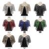 Women's Sequin Beaded Lace Short Summer Shawl Cardigan