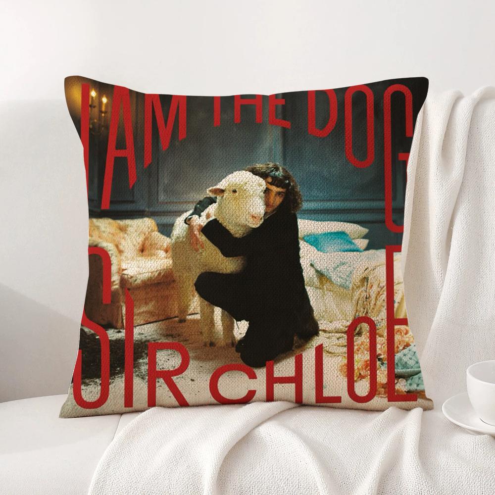 Band S-Sir Chloe Cushion Cover Summer Coolness Linen Fabric Double-Sided Printing Pillow Case Sofa Home Decor Gift