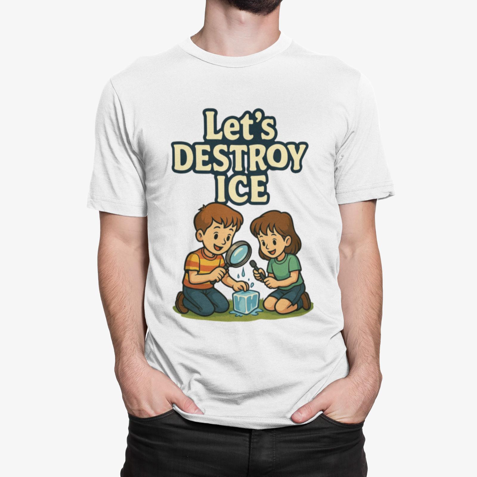 Destroy Ice Retro Kids Tee | Funny Summer Shirt XL