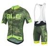 Men Women Cycling Short Sleeve Jersey Set Breathable Quick Dry Performance Wear