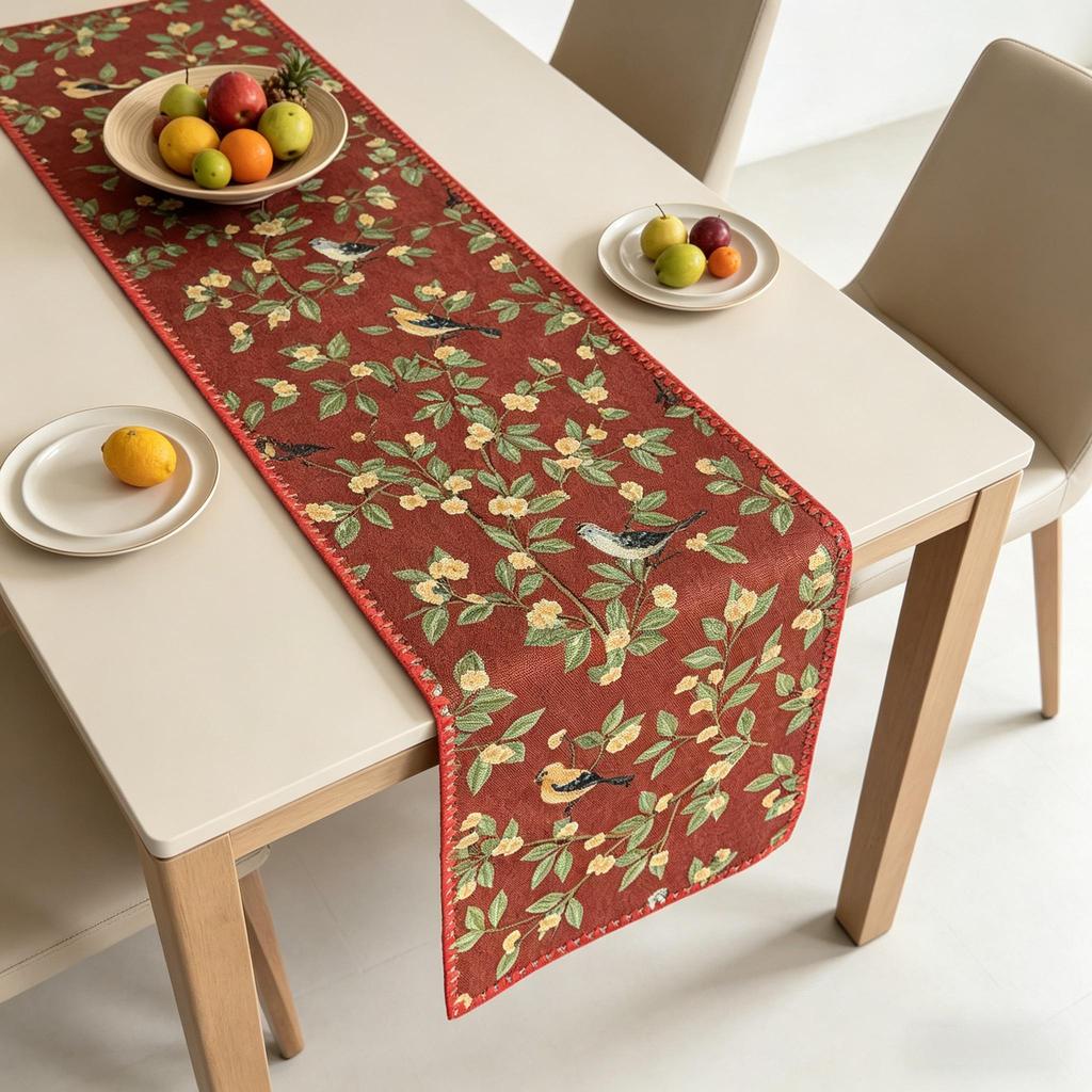 All-match Tablecloth Mat Dining Table, TV Cabinet & Center Table Nordic Cotton Linen Table Runner