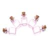 5pcs Mini Glass Cork Bottles Empty Sample Jars Wishing Bottle Wedding Home Decoration DIY Pendants Cork Stopper Storage Vial