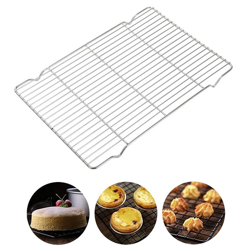 Grătar Plasă Raft de Răcire Instrument de Copt Oțel Inoxidabil Rezistent la Rugină Convenabil Gadget de Bucătărie Lavabil Durabil