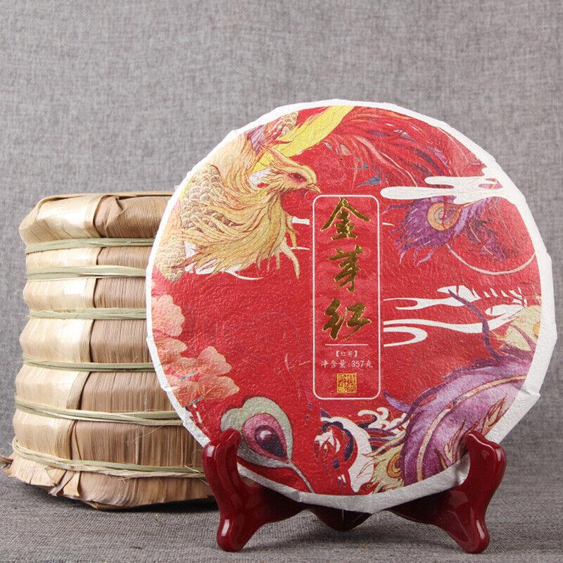 Yunnan Dianhong Černý čaj Med Voňavá zlatá poupata Dian Hong Cake Tea 357g