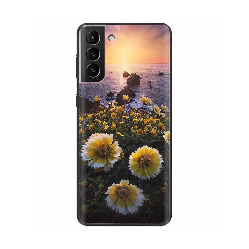 For Samsung S22 Ultra Phone Case Cute Panda Funda For Samsung Galaxy S22 Plus S 22 Ultra Cover Liquid Silicone Protective Coque