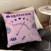 Constellation Nursery Canvas Pillow Covers Cartoon Sofa Decorative Home Doublesided Printing Short Plush Cute Cushion Cover