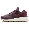 Nike Air Huarache Run Premium Damesneakers Rød Natt-Bordeaux Natt-Bordeaux-Sail 683818-600