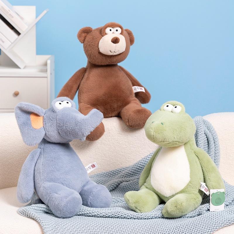 Cute Cute Bear Elephant Doll Plush Toy Fox Rabbit Crocodile Doll Children Soothing Doll