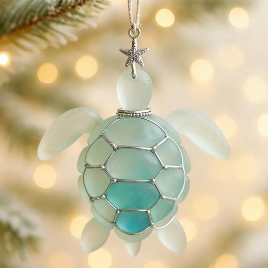 Ocean Life Advent Calendar 24-Day Christmas Countdown Calendar 2D Acrylic Ocean Life Decorations for Kids Adults Festive Gift