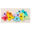 Wooden Early Childhood Education Three-Dimensional Puzzle Building Block Assembly Animal Traffic Cognition Puzzle Baby Intellectual Toy