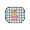 Cute Cartoon Car Window Sunshade Curtains - Static Adsorption for Sun Protection & Heat Insulation, Blackout Side Curtains.