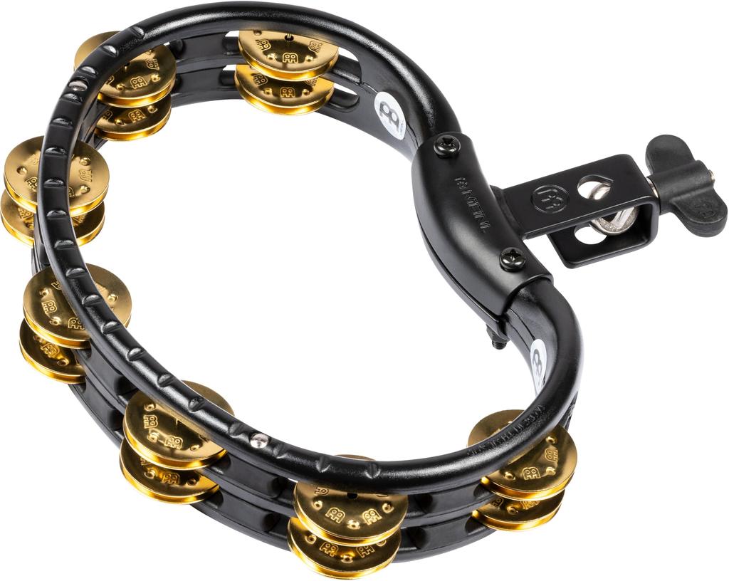 MEINL Percussion Tambourine Traditional ABS Tambourine Brass Jingles TMT2B-BK []
