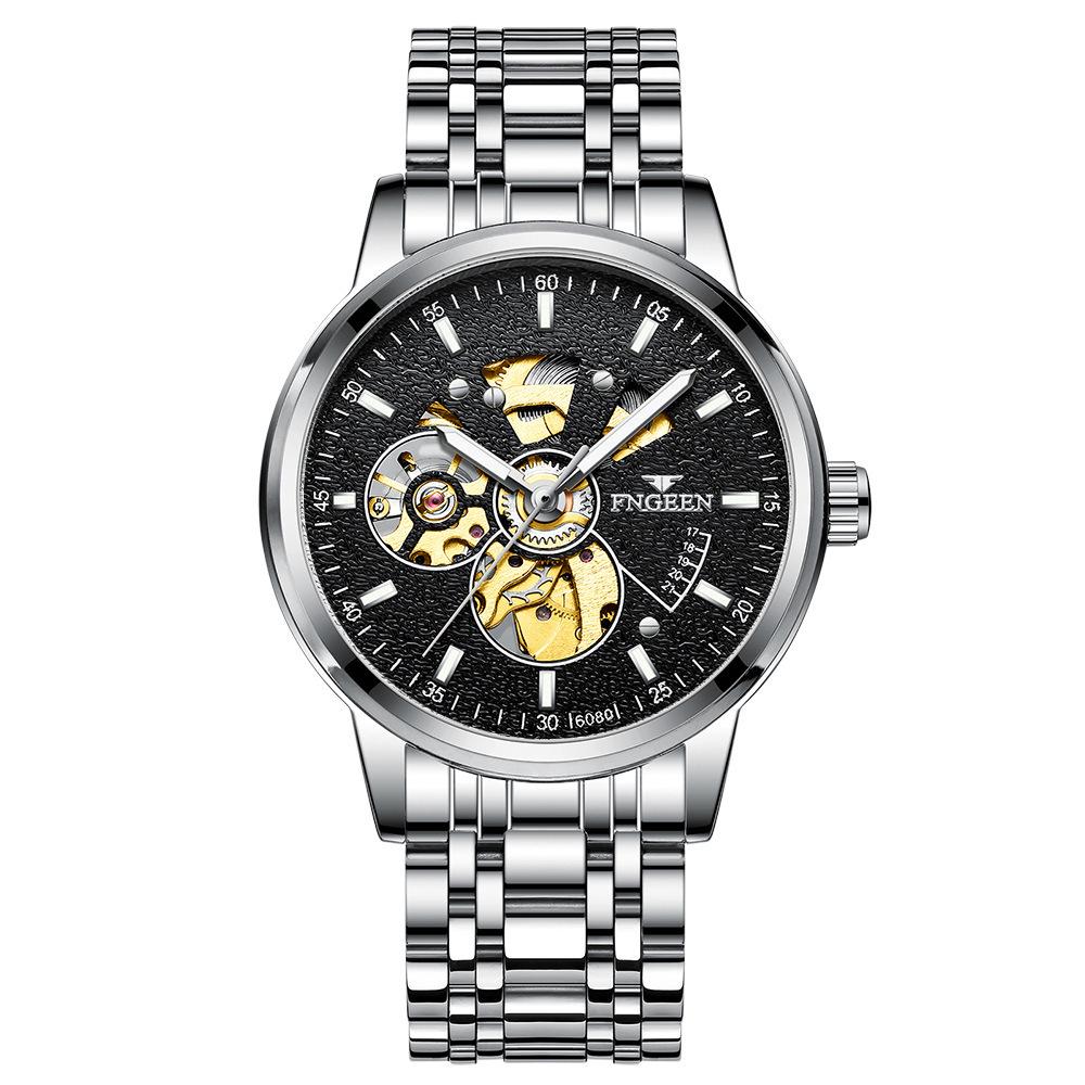 Fen Zun Men's 2020 Trendy Skeleton Automatic Watch