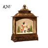 Seasonal Ornament for Christmas Snow Globes with LED Light, Light Up Sphere Decorative Holiday Gift Kids Lantern, Battery/USB Powered Swirling Glitter