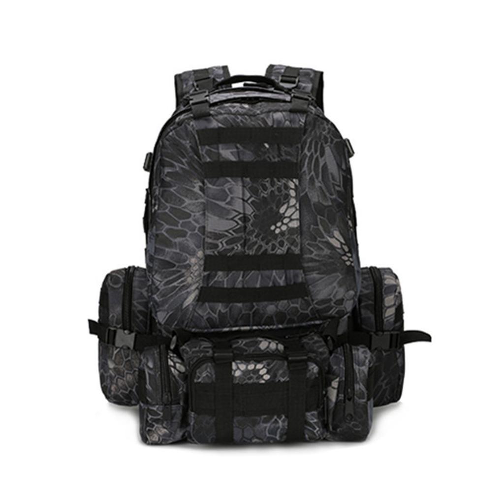 50L  Backpack Outdoor Camping hiking Backpack Large Capacity Storage Combination Rucksacks 4 in 1 Backpack