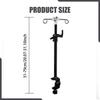 IV Pole Table Clamp Feeding Tube Holder Bed Household Travel Drip Bag Stand