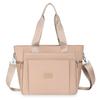 Borsa a mano versatile a spalla singola, borsa grande da donna, nuova versione coreana in tessuto di nylon, grande capacità, semplice borsa tote per lo shopping