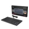 Perixx USB Keyboard Wired Space Saving Low Profile Membrane Compact Small Guaranteed Layout No PERIBOARD-426US [Genuine Product] 27.6X13.8X1.5cm