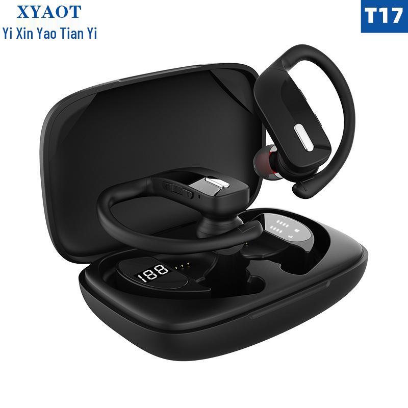 IPX5 Sports Ear-hook TWS Bluetooth 5.3 Earbuds with Digital Display Case