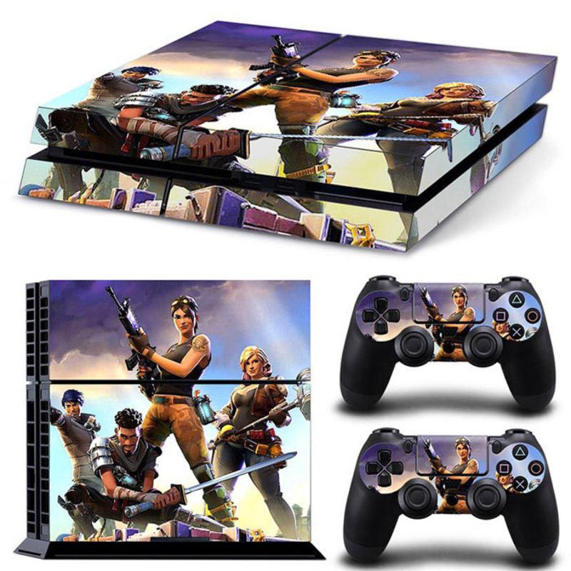 Fortnite Activity Console Stickers Designed for PS4 Anime Colour Decals Designed for PlayStation 4 Controller Gamepad Full Body Film Skin Children